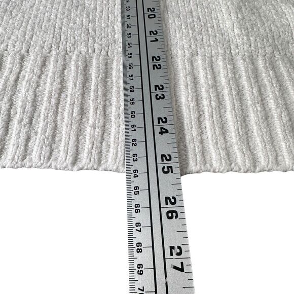 Free People Sweater Womens Medium Off-White Cotton Knitted Crew Neck Long Sleeve - Picture 10 of 12